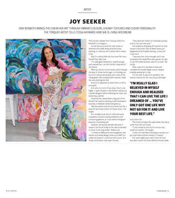 'JOY SEEKER' GT MAGAZINE FEATURE - SEPT 2023