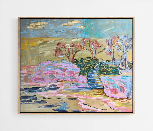 WEDNESDAY MARKET - ORIGINAL ART - GREENHOUSE INTERIORS EXCLUSIVE