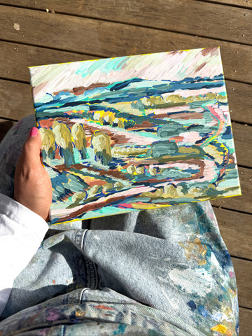 BETWEEN STOPS - ORIGINAL ART